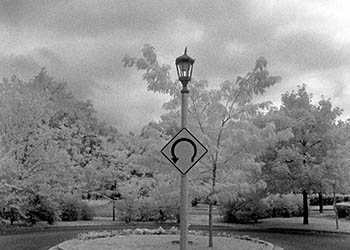 Omega   -   Oak Park, IL, 1982   -   Kodak infrared black & white 35mm film