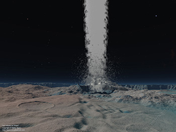 Ice volcano on Triton