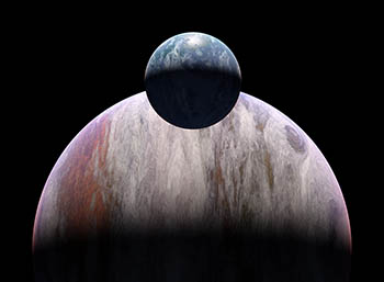 Cold planet & gas giant - No. 1