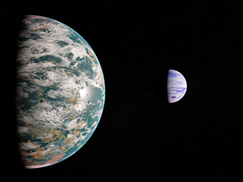 Earthlike planet & gas giant - No. 1
