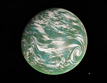 Green ocean world - No. 2