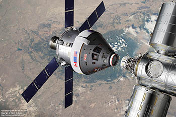 CEV docking with the ISS - No. 1
