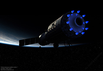 Orbital maintenance platform delta-v