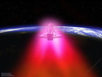 Space Shuttle reentry