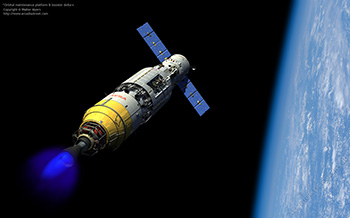 Orbital maintenance platform & booster delta-v