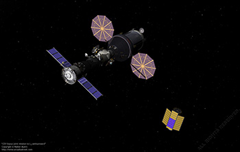 CEV-Soyuz joint mission to L<sub>2</sub> antisunward