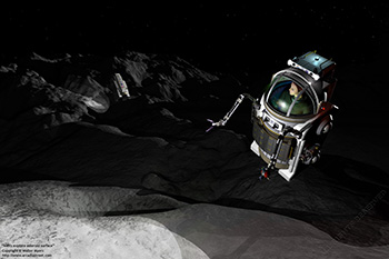 MMVs explore asteroid surface