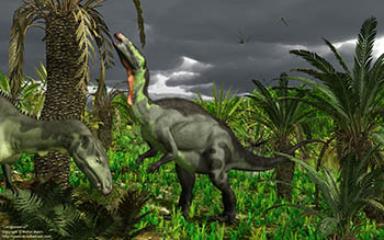 Camptosaurus, 160 million years ago