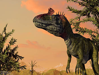 Cryolophosaurus, 190 million years ago