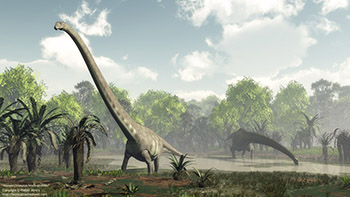 Mamenchisaurus hochuanensis, 150 million years ago