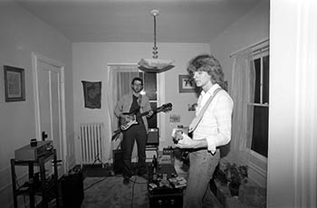 Paul & Walt playing   -   Oak Park, IL, 1982   -   Kodak Tri-X black & white 35mm film
