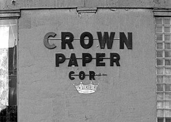 Crown Paper   -   Chicago, 1985   -   Kodak Tri-X black & white 35mm film