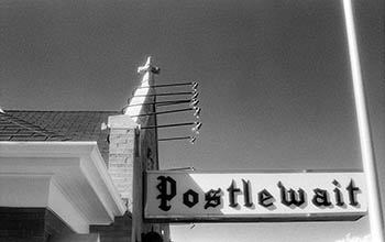Postlewait   -   Oak Park, IL, 1983   -   Kodak infrared black & white 35mm film