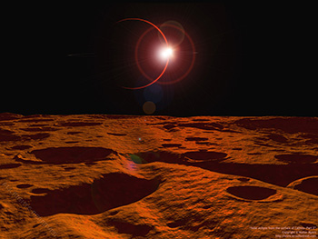 Solar eclipse from Callisto - Part 2