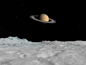 Saturn from Iapetus