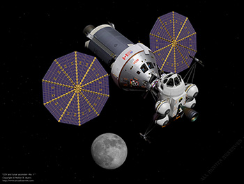 CEV and lunar ascender - No. 1