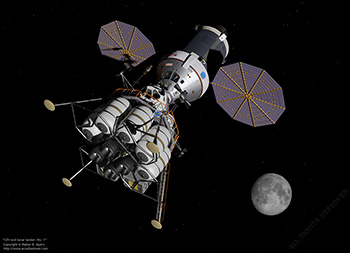 CEV and lunar lander - No. 1