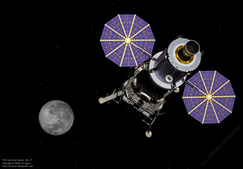 CEV and lunar lander - No. 3