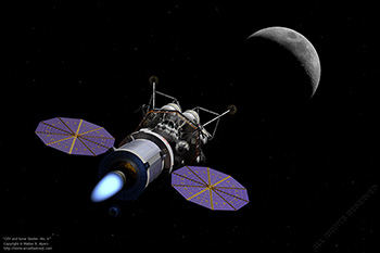 CEV and lunar lander - No. 6