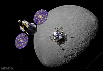 CEV and lunar lander - No. 8