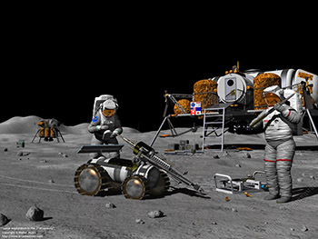 Lunar exploration in the 21st century