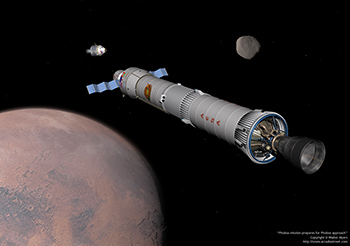 Phobos mission prepares for Phobos approach